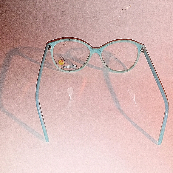 NEW 1980-1990s Rare Vintage EMA Platinum French Women's Frame Eyeglasses Deadsto - Picture 8 of 11